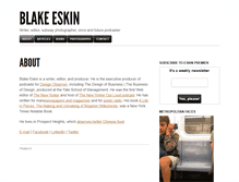 Tablet Screenshot of blakeeskin.com
